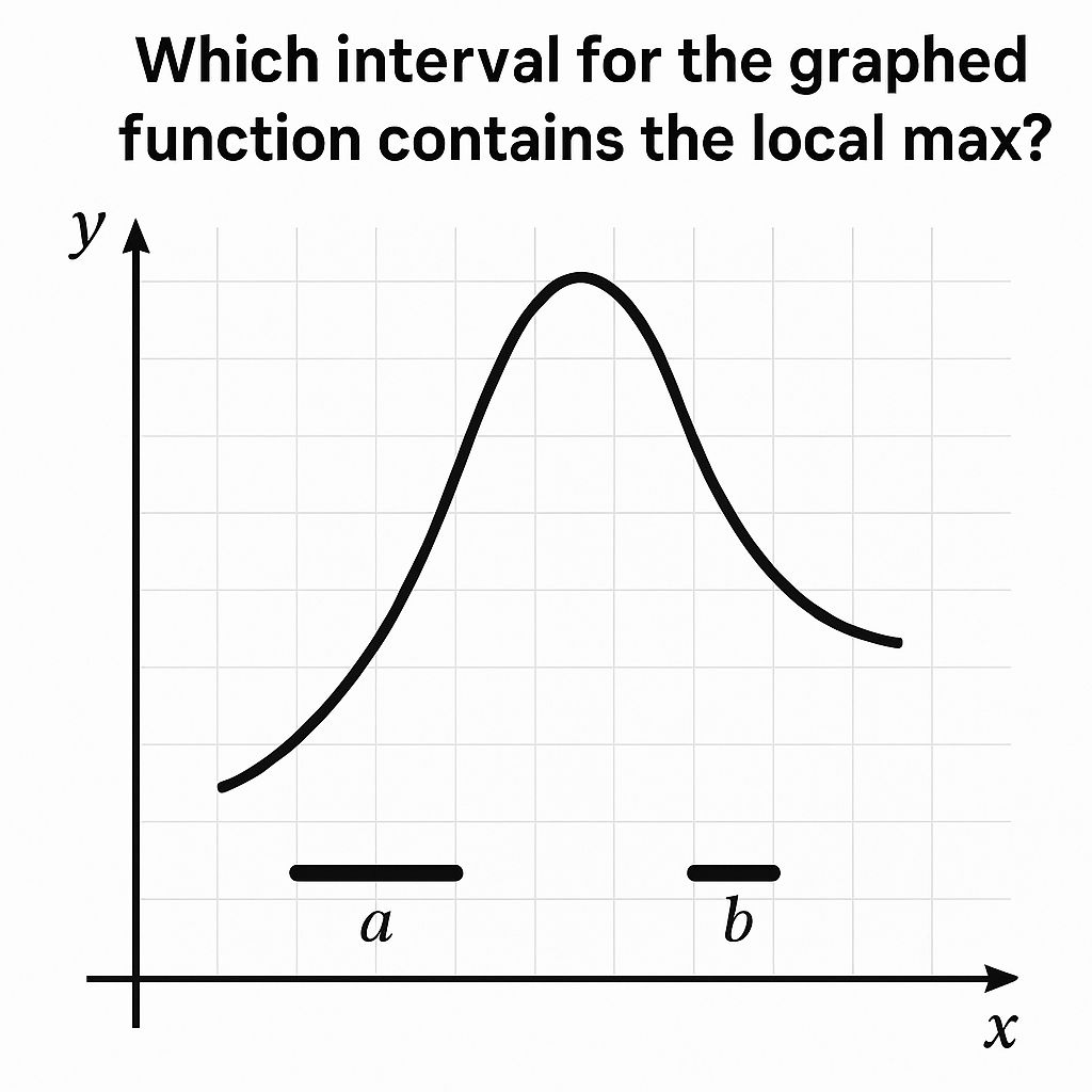 Which Interval for the Graph Function Contains the Local Maximum Analysis